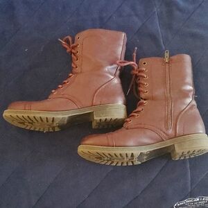 Brash burgundy boots 8.5